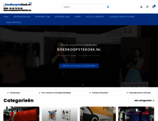 goedkoopstedoek.nl screenshot