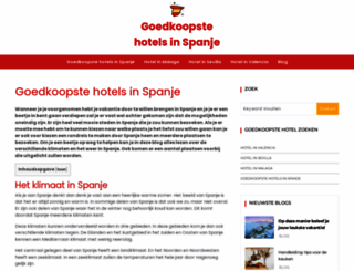 goedkoopstehotelsinspanje.nl screenshot