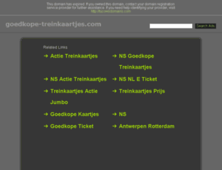 goedkope-treinkaartjes.com screenshot