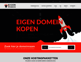 goedkopedomeinhosting.nl screenshot