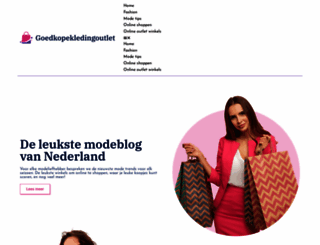 goedkopekledingoutlet.nl screenshot