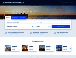 goedkopelastminutes.nl screenshot