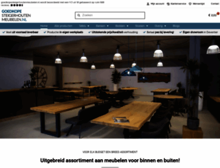 goedkopesteigerhoutenmeubelen.nl screenshot