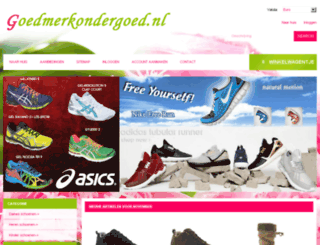 Access goedmerkondergoed.nl. goedmerkondergoed, website goedkope schoenenwinkel