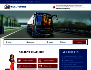 goeltourist.com screenshot