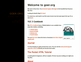 goer.org screenshot