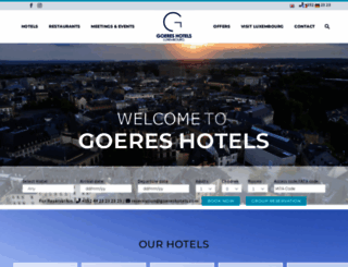 goereshotels.com screenshot