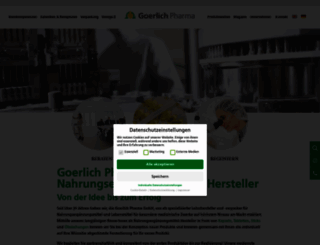 goerlich-pharma.com screenshot