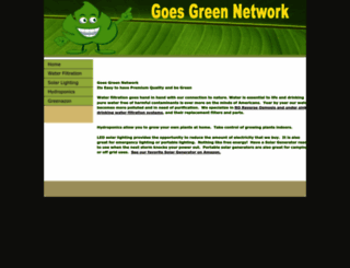 goesgreenstore.com screenshot