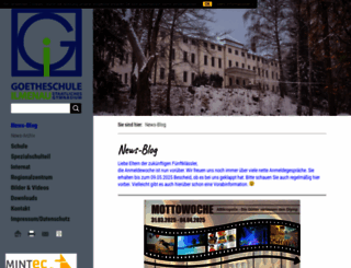 goetheschule-ilmenau.de screenshot