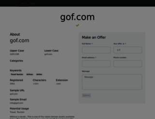 gof.com screenshot
