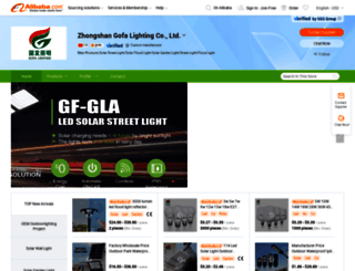 gofalighting.en.alibaba.com screenshot