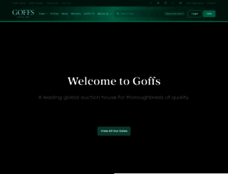 goffs.com screenshot