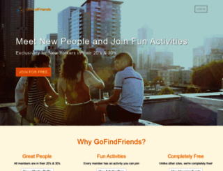 gofindfriends.com screenshot