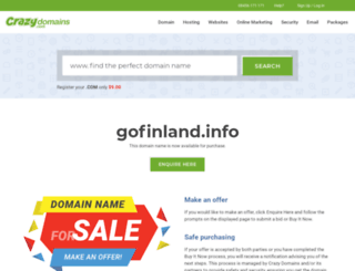 gofinland.info screenshot
