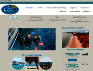 gofirstclasstravel.com screenshot