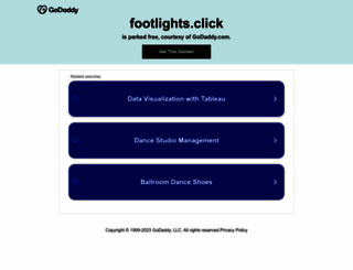 gofootlights.com screenshot