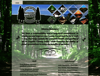 gogebicforestryandparks.com screenshot