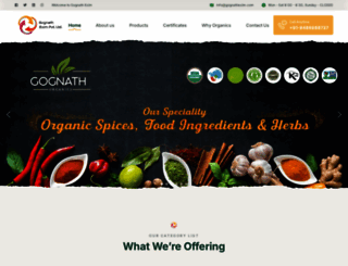 gognathexim.com screenshot