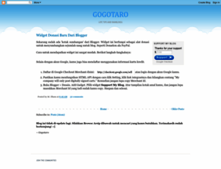gogotaro.blogspot.com screenshot
