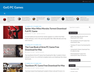 gogpcgames.com screenshot