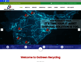 gogreenrecycling.in screenshot