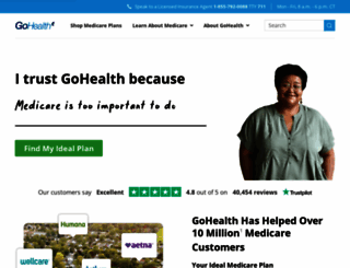 gohealthinsurance.com screenshot