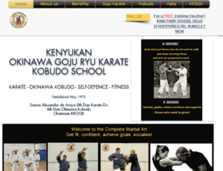 goju-karate.org screenshot