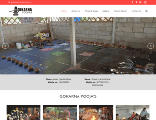 gokarnapoojas.com screenshot