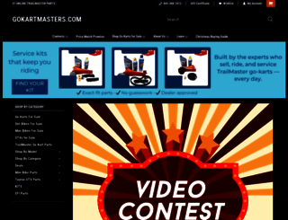 gokartmasters.com screenshot