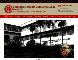 gokhalecollegekolkata.edu.in screenshot