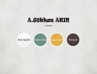 gokhanakin.com screenshot