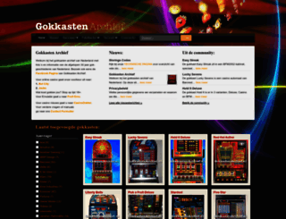 gokkastenarchief.nl screenshot