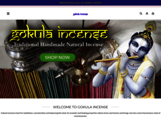 gokula-incense.co.uk screenshot