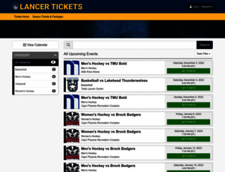 golancers.universitytickets.com screenshot