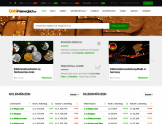 gold-preisvergleich.com screenshot