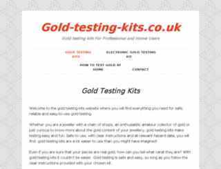 gold-testing-kits.co.uk screenshot