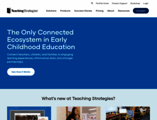 gold.teachingstrategies.com screenshot