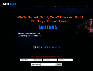 gold4sell.com screenshot