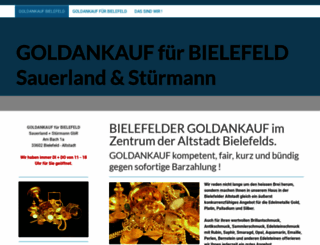 goldankauf-bielefeld.de screenshot