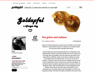 goldapfelblog.wordpress.com screenshot