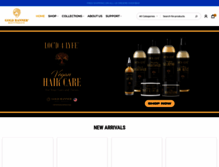 goldbannerbeautyproducts.com screenshot