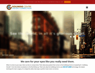 goldbergcentre.com screenshot