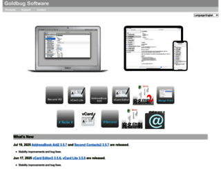 goldbugsoft.com screenshot