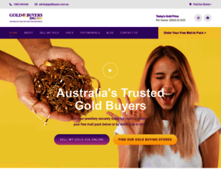 goldbuyers.com.au screenshot