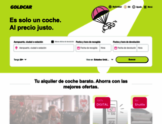 goldcar.com screenshot