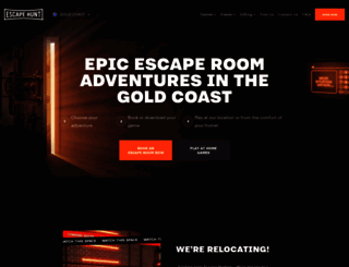 goldcoast.escapehunt.com screenshot