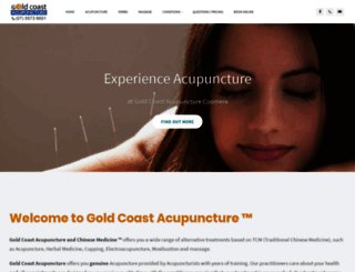 goldcoastacupuncture.com.au screenshot