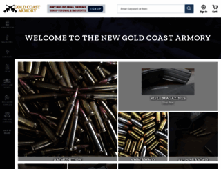 goldcoastarmory.com screenshot
