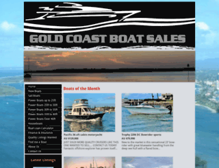 goldcoastboatsales.com screenshot